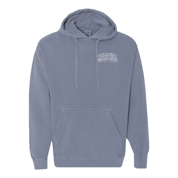 Arched Mars Hill  - Garment-Dyed Hooded Sweatshirt Thumbnail