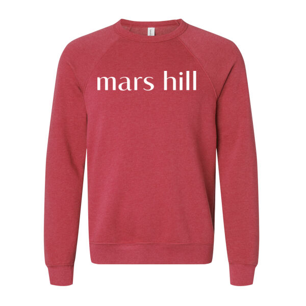 Seaside Mars Hill  - Unisex Sponge Fleece Raglan Sweatshirt Thumbnail
