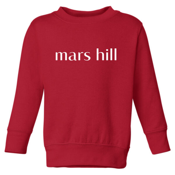 Seaside Mars Hill  - Toddler Fleece Crewneck Sweatshirt Thumbnail