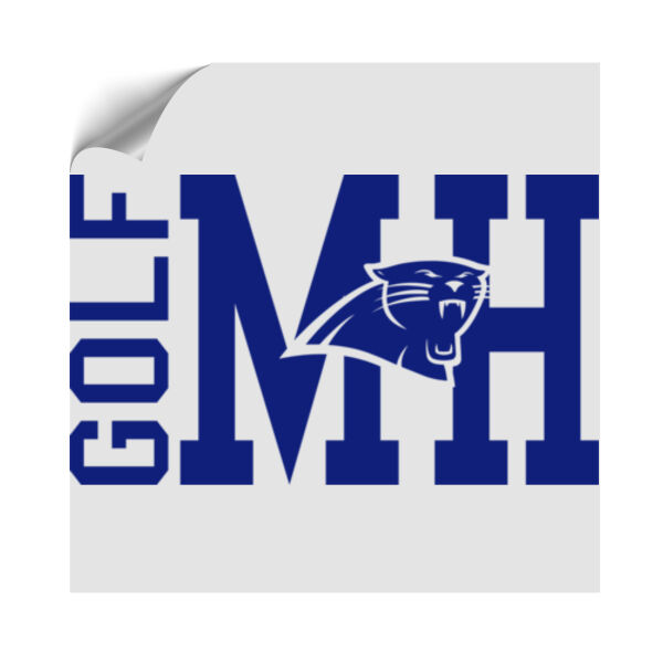 MH Golf - Handheld UV DTF Sticker -  Cup/Phone Size Thumbnail