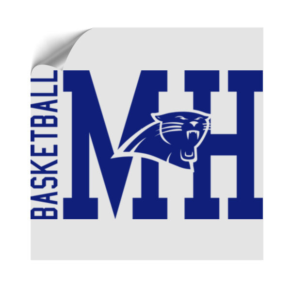 MH Basketball - Handheld UV DTF Sticker -  Cup/Phone Size Thumbnail